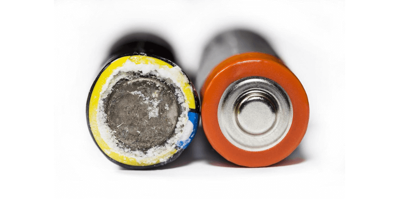 lithium battery leaks