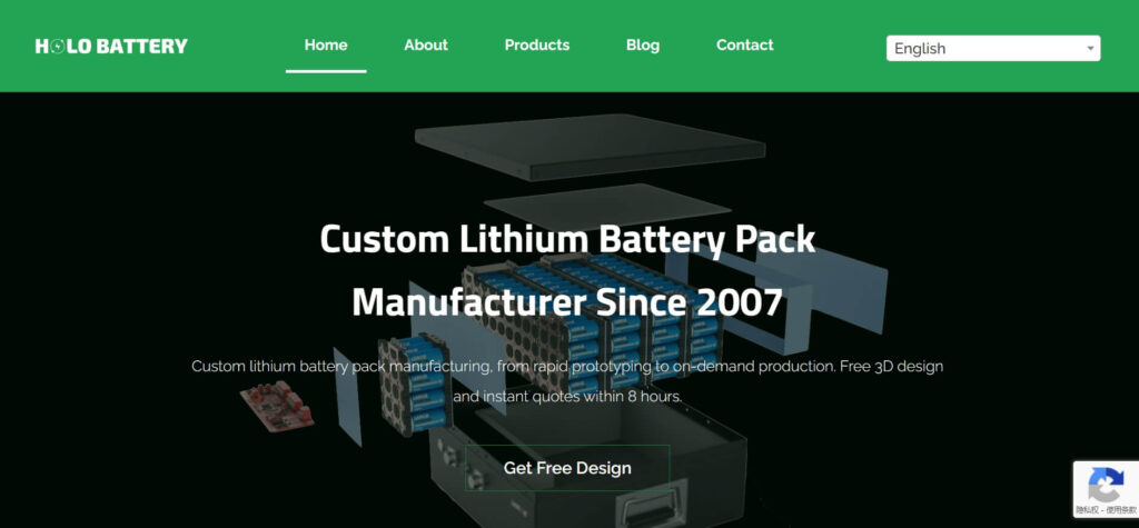 Holo Battery, premier fabricant de batteries au lithium personnalisées