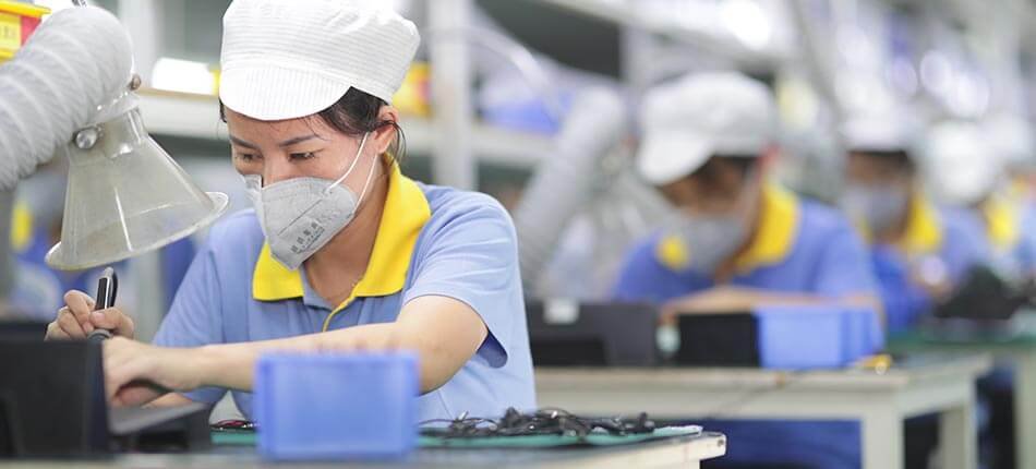 Battery pack assembly line producing OEM branded packs
