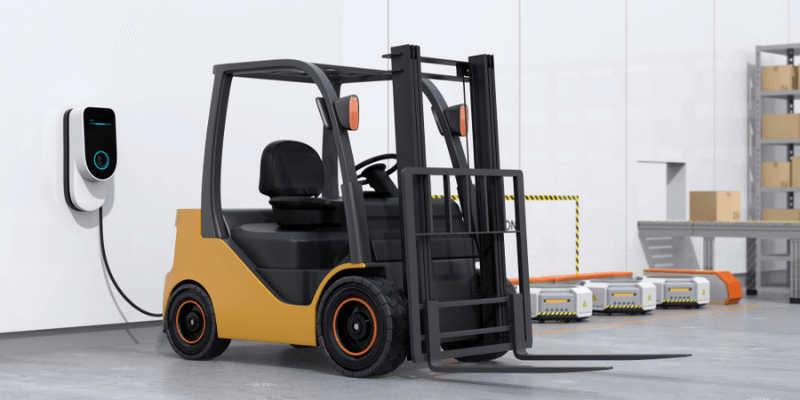 forklift battery charging