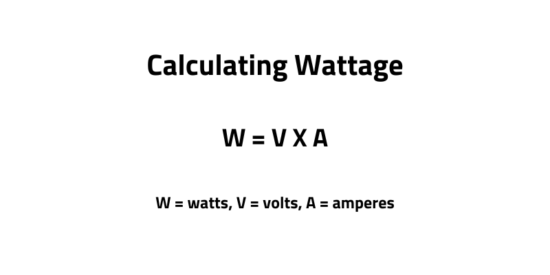 wattage calculation