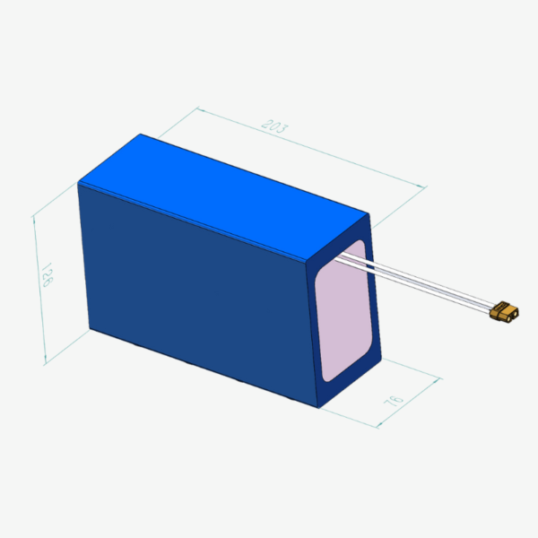 custom 24v 20ah pvc wrap battery