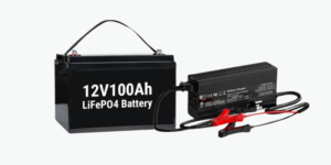 Batteria LifePO4 con caricabatterie