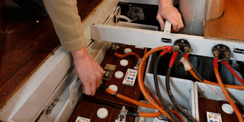 install marine batteries