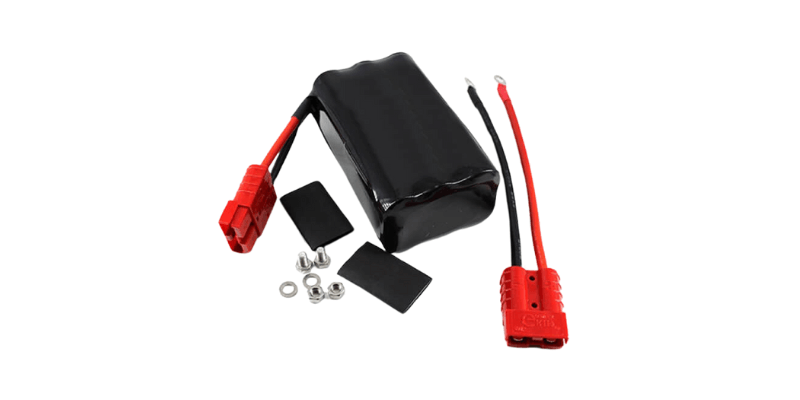 12v starter battery with anderson connectors