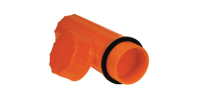 battery plastic casing orange