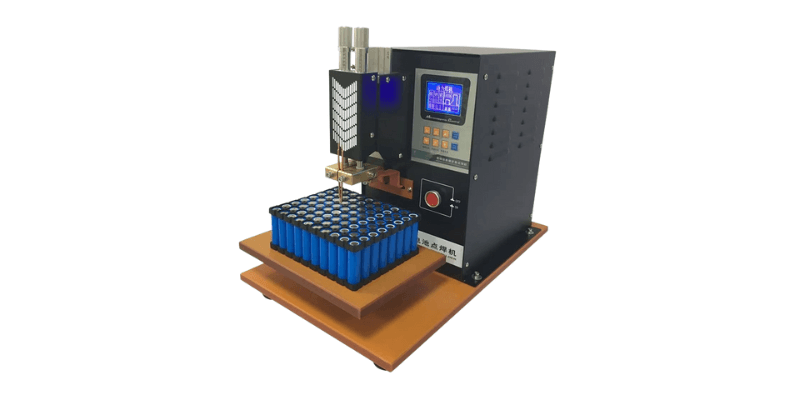 lithium batteries spot welding with spot welder