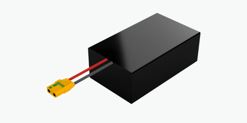 13.6v 33.2ah battery with connector