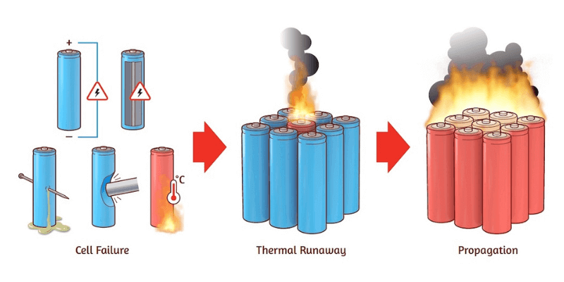 Batterie -Thermalausrundgrund