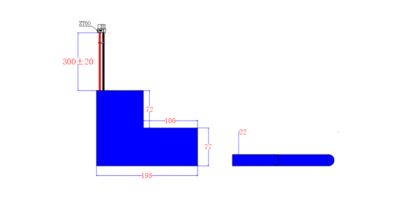 holo battery 48v l shapes battery pack