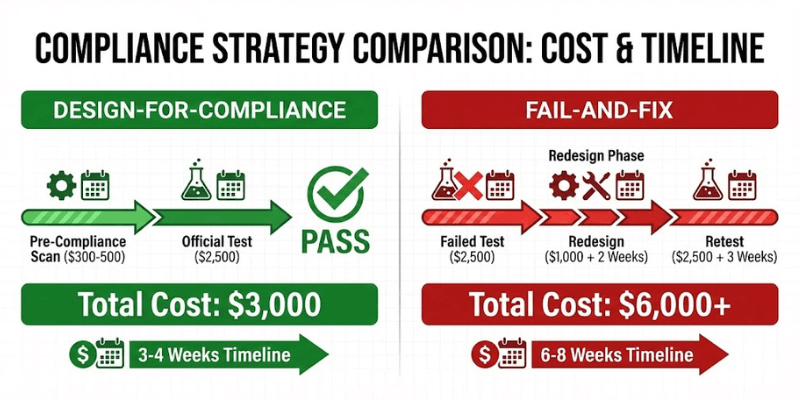 battery pack emc testing cost and timeline comparison