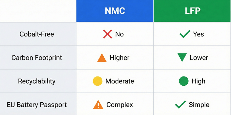 lfp nmc esg comparison