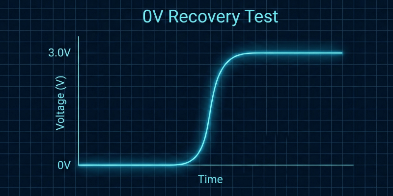 sodium battery 0v recovery test