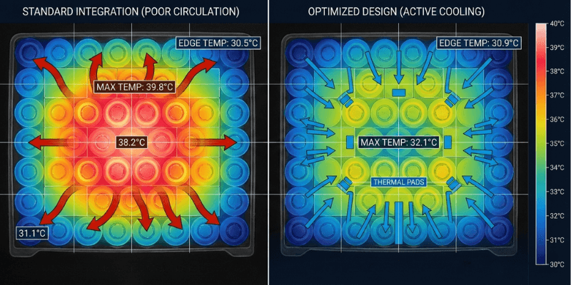 agv battery thermal gradient failure