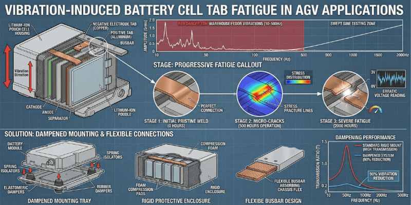 agv vibration tab fatigue analysis