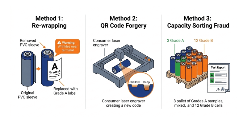 cell grading fraud methods