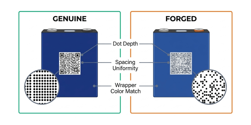 cell grading qr code comparison