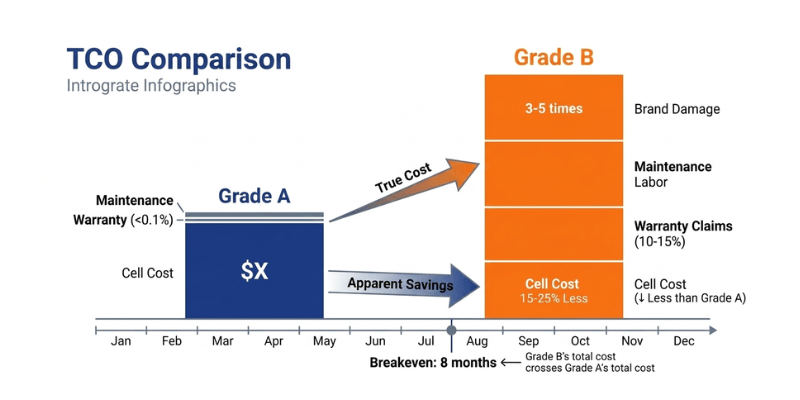 cell grading tco comparison