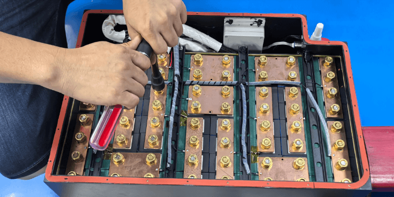 48v100ah battery pack samples production